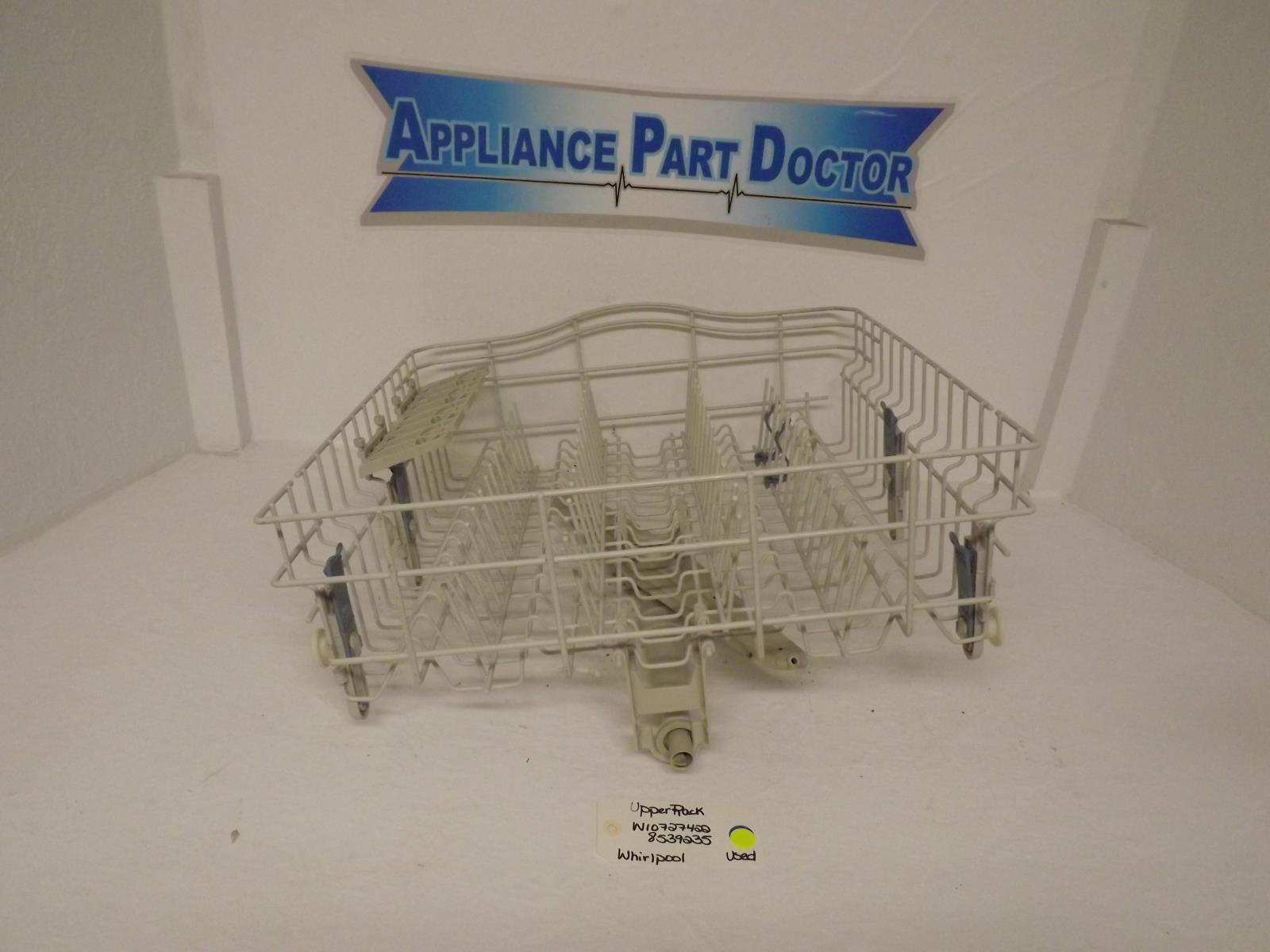 Whirlpool Dishwasher W10727422 8539235 Upper Rack Used Whirlpool Dishwasher W10727422 8539235 Upper Rack Used
